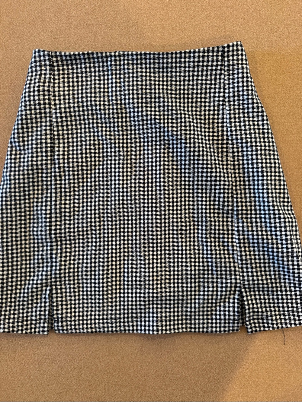 Brandy Melville Black & White Gingham Skirt